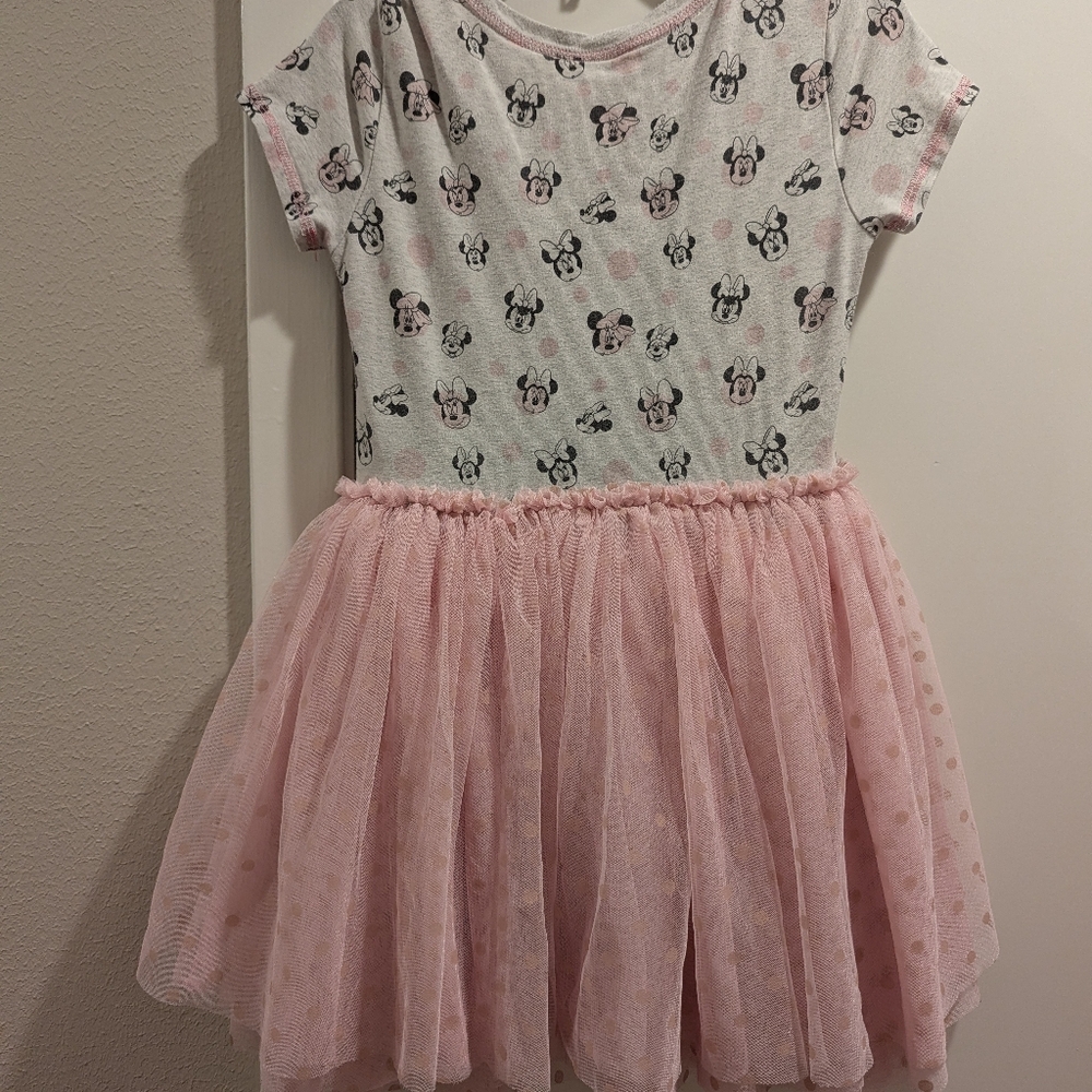 Disney Store Pink and White Minnie Mouse Tulle Dress - 7/8size - Picture 4 of 6